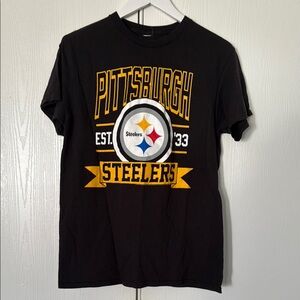 Pittsburgh Steelers Black T-Shirt